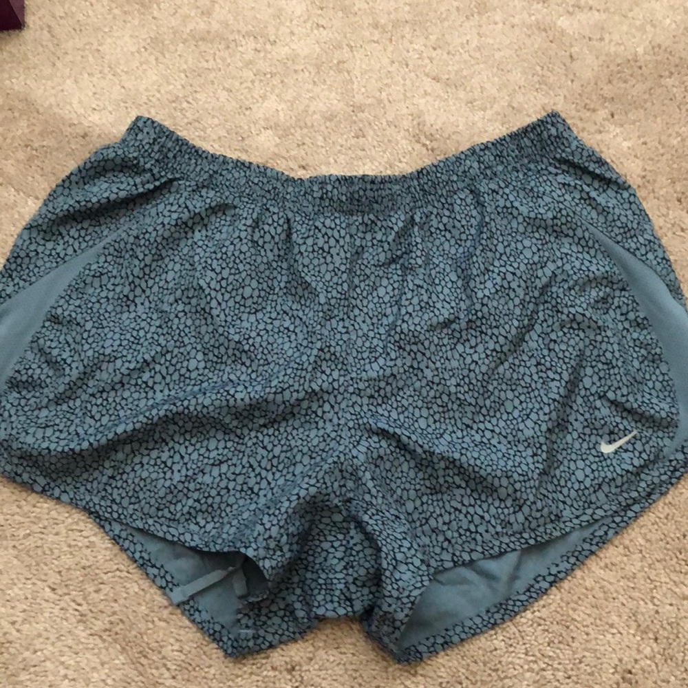 Grey Printed Nike Shorts
